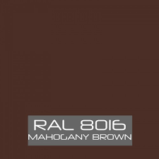 RAL 8016 Mahogany Brown tinned Paint